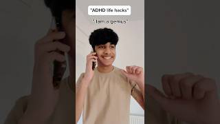 ADHD life hacks 💀😂shorts funny [upl. by Mobley]