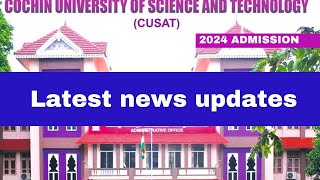 CUSAT CAT 2024 Admission Rank List previous year last rank [upl. by Katerina980]