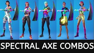 The Best TRYHARD Spectral Axe Pickaxe Combos In Fortnite [upl. by Edgell558]