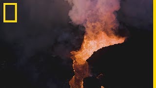 Limpressionnante éruption du volcan Kilauea à Hawaï [upl. by Airamahs]