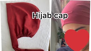 Hijab Cap cutting and stitchingInner Hijab capeasy trickcloth gallery [upl. by Dupuis619]