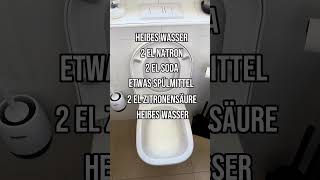 Toilette reinigen Urinstein entfernen Toilette sauber machen toilet cleaning tips Haushaltstipps [upl. by Snook]