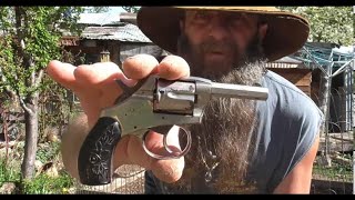 ANTIQUE Pistol 1880s Iver Johnson American Bulldog Five Shot REVOLVER [upl. by Piwowar457]