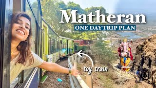 Matheran One Day Travel Vlog  Toy train budget places to see shopping food [upl. by Allehc]