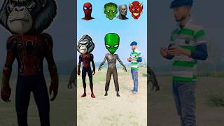 2024 jombi Spiderman and me correct head matching funny magical video  shorts viral vfx [upl. by Nyluqcaj702]