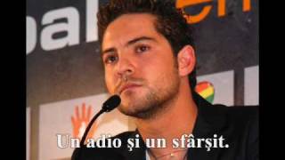 CONDENADO A TU AMOR  DAVID BISBAL  SUBTITRARE ROMANA [upl. by Aihsenyt]