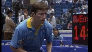 1995 WTTC 43rd MTFinalCHNSWEgame1 WANG Tao Vs JanOve WALDNER Full MatchChinese720p [upl. by Trilley]