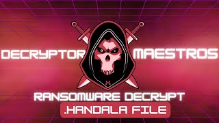 Decrypt Virus File HANDALA Ransomware Removal amp Decrypt HANDALA Files [upl. by Nelrsa]