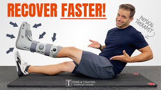 Recover Faster MustDo Exercises with Injured Foot or Ankle [upl. by Kelsey]