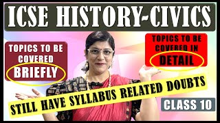 HCG  HISTORY amp CIVICS IMPORTANT TOPICS  ICSE BOARD CLASS 10  CHAPTER WISE TOPIC WISE ANALYSIS [upl. by Maher250]