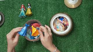 Disney Princess Doll Makeover DIY Miniature Ideas for Barbie Wig Dress Faceup and More dolls ASRM [upl. by Anirbys]