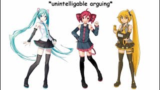 talkloid the triple baka squad gets into an argument shitpost [upl. by Matheny]