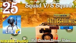 🔥Squad Vs Squad  7 Kills  Full Chicken Dinner Video  Pubg Lite Gameplay  Nikhil pubg [upl. by Leinoto]