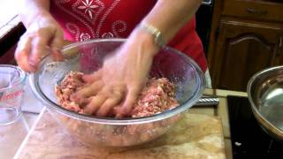 Meatballs  Mama Tonis Sicilian Meatballs  SimplySiciliannet [upl. by Ihcehcu]