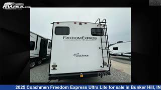 Eyecatching 2025 Coachmen Freedom Express Ultra Lite Travel Trailer RV For Sale in Bunker Hill IN [upl. by Rosenblast]