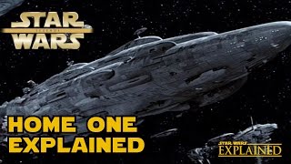 The Flagship of Admiral Ackbar Home One Legends  Star Wars Explained [upl. by Lopes]