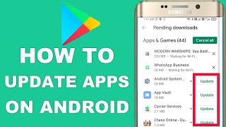 How to Update All Apps On Android  Update Apps on Android 2021 [upl. by Areik413]