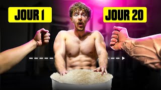 COMMENT J’AI MUSCLÉ MES AVANTS BRAS AVEC DU RIZ [upl. by Atinnod]