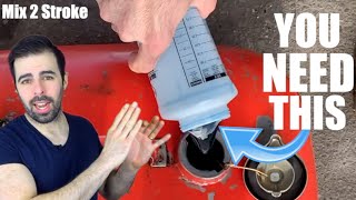 How to Mix 2 Stroke Fuel  EASIEST WAY [upl. by Torrie]