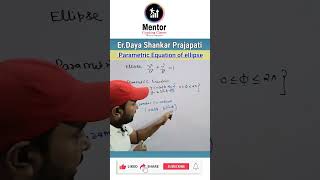 Parametric Equation of ellipse parametric coordinate of ellipse by er dsp sir mentor maths [upl. by Cherie]