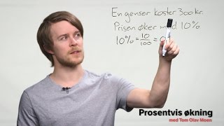 Prosentvis økning [upl. by Earley]