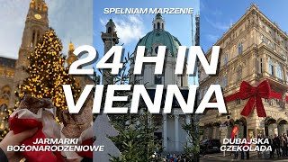 EVELAJNA IN VIENNA  jarmarki bozonarodzeniowe  dubajska czekolada  przepiękne miasto [upl. by Ebag]