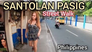 Walking Alleyways at santolan Pasig City Philippines 4K [upl. by Slin]