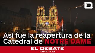 Vive los momentos más icónicos de la reapertura de Notre Dame con este vídeo resumen [upl. by Israeli105]