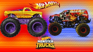 Hot Wheels Monster Truckes  SUPER MEGAMIX Coffin Dance Song COVER monstertrucks PART 5 [upl. by Goetz977]