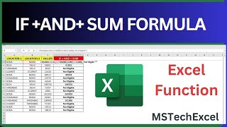 IF Functions with And amp Sum Formula lagaye excel tricks formula excel [upl. by Rea]