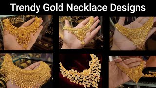 Trendy gold necklace designs  Latest gold necklace [upl. by Airres599]