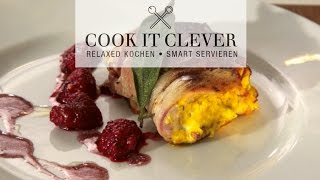 Rezept Saltimbocca von der Pute mit Himbeeren [upl. by Eisen]