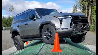 2024 Lexus GX 550 Overtrail Off Road training Day Teaser from Vancouver Island Motorsport Circuit [upl. by Lenoel]