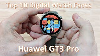 Top 10 Digital Watch faces for GT3 Pro [upl. by Corney921]