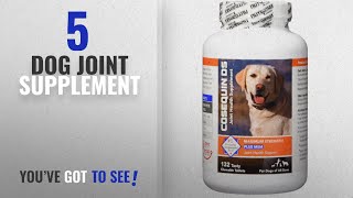 Top 5 Dog Joint Supplement 2018 Best Sellers Nutramax Cosequin DS Plus with MSM Chewable Tablets [upl. by Ahsauqram]