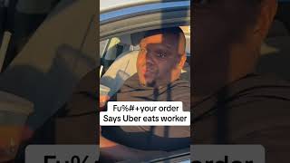 Fu ccc your Order Uber Eats worker fires back christvee [upl. by Certie]