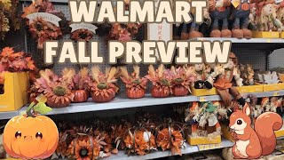 🍁 WALMART FALL DECOR PREVIEW 2024 SHOP WITH ME 🍁 [upl. by Alton365]