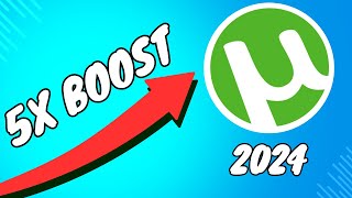 How to Increase uTorrent Download Speed 2024 Best Settings [upl. by Ennaitsirk535]