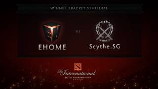 EHOME vs ScytheSG  Winner Semifinal  Dota 2 International [upl. by Olli]