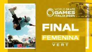 HIGHLIGHTS DE ROLLER VERTICAL EN WORLD SKATE GAMES  UBEAT [upl. by Upshaw505]