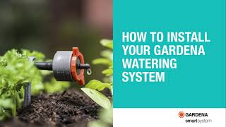 How to install an automatic GARDENA MicroDrip System [upl. by Eicyaj]