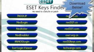 Eset Nod 32 license keyfinder v65 [upl. by Tacy]