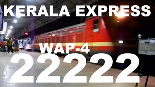 KERALA EXPRESS with SUPER PALINDROME ED WAP4 22222 [upl. by Lalo223]