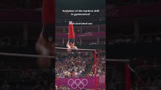 Evolution of the HARDEST SKILL in gymnastics flip bars gymnast japan olympic [upl. by Edijabab]