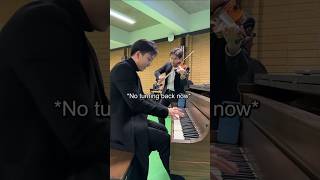 1 second VS 10 years Playing Vivaldi Summer… piano violin vivaldi vivaldisummer junkypiano [upl. by Haelem]