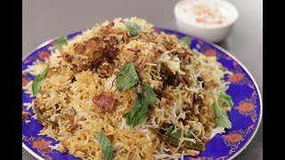 Hyderabadi Dum Gosht Biryani  Sanjeev Kapoor Khazana [upl. by Frodi]