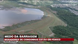 MG Cidade de Congonhas é ameaçada por barragem [upl. by Einnij]