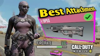 BP50 COD Mobile Attachment in BR  BP50 COD Mobile  BP50 CODM Gunsmith BR  Roze Rook Gameplay [upl. by Northington]