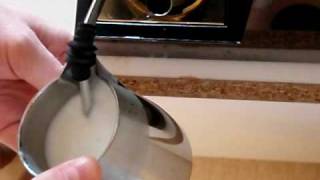 How to froth milk with Gaggia Classic [upl. by Locklin323]