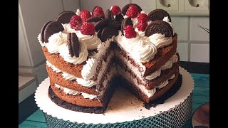 Oreo Torte dekorierenLillys Küche [upl. by Ekle]